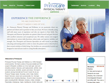 Tablet Screenshot of primacarerehab.com